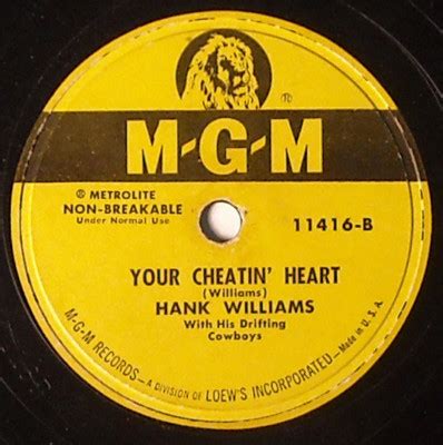 Hank Williams – Your Cheatin' Heart Lyrics | Genius Lyrics