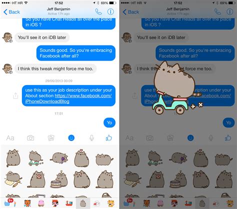 You can now preview stickers in Facebook's latest Messenger update