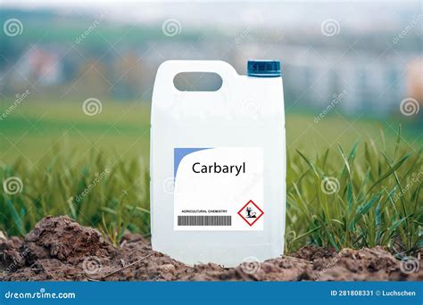 Carbaryl Carbamate Insecticide Used on Crops Turf and Ornamental Plants Stock Image - Image of ...