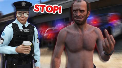 Trolling The Whole Police Force In GTA RP - YouTube