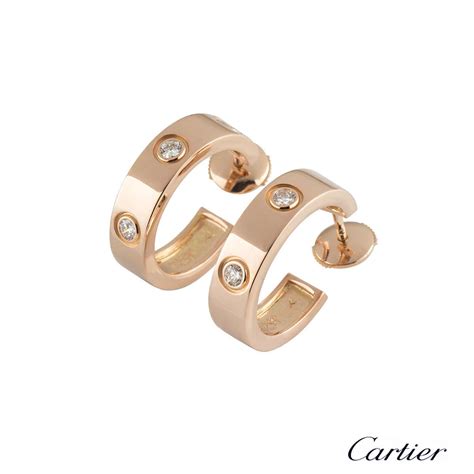 Cartier Love Earrings | Rich Diamonds