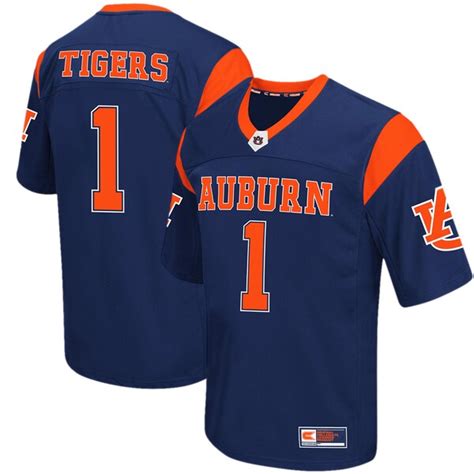 Auburn Tigers Colosseum Big & Tall Football Jersey - Navy - Fanatics.com