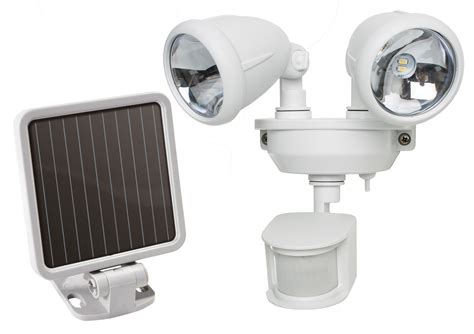 Amazon.com: MAXSA Innovations 40218 Motion-Activated Dual Head LED Security Spotlight, White ...
