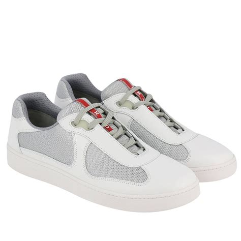 PRADA: Shoes men | Sneakers Prada Men White | Sneakers Prada 4E3166 O0V ...