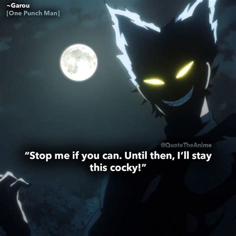 7 powerful garou quotes one punch man hq images – Artofit