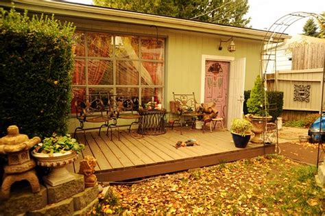 The new front deck in the winter, patio furniture, Rosie's… | Flickr