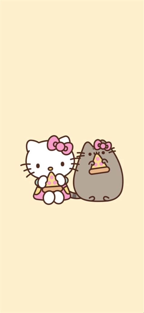 hello kitty x pusheen wallpaper | Arte