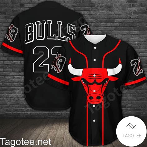 Jordan 23 Chicago Bulls Baseball Jersey - Tagotee