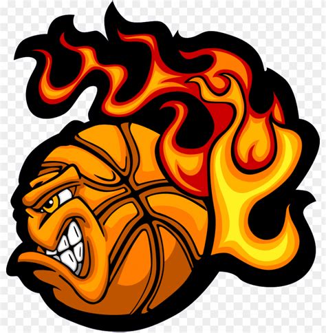 Fireball - Flaming Basketball Logo PNG Transparent With Clear Background ID 175502 | TOPpng