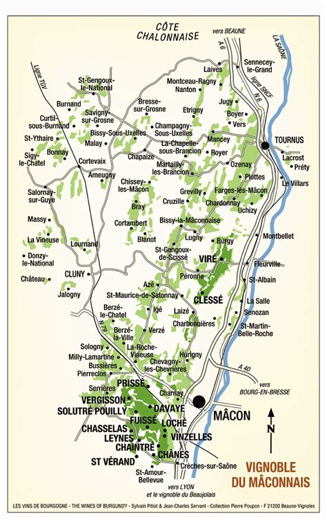 Historic Vineyards of Mâcon | Wine map, France wine, Wine travel