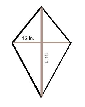 Area of a Kite | Definition, Formula & Examples - Lesson | Study.com