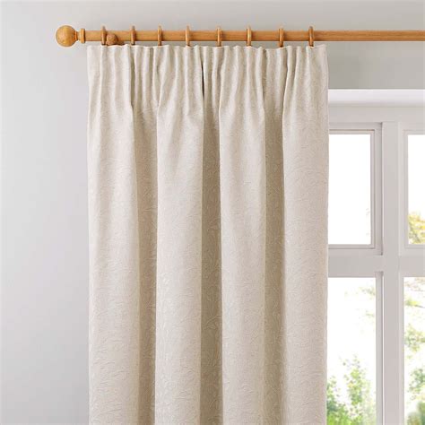 Willow Ivory Pencil Pleat Curtains | Pleated curtains, Curtains, Pencil ...