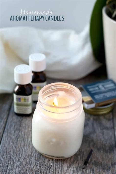 Homemade Aromatherapy Candles - The Healthy Maven