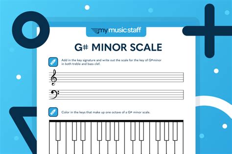 G-sharp Minor Scale – My Music Staff Resources