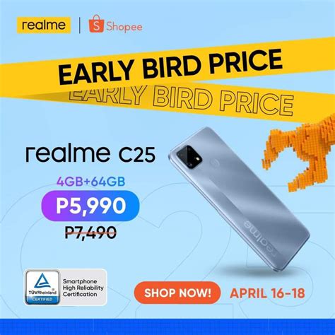 Realme C25 Launches In The Philippines, Details And Availability ...