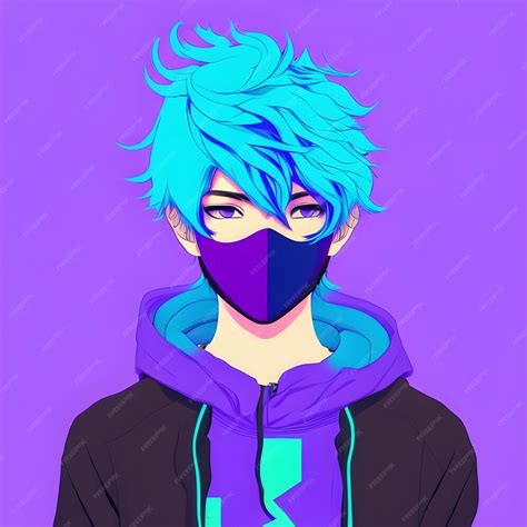 Anime male avatar | Premium AI-generated image