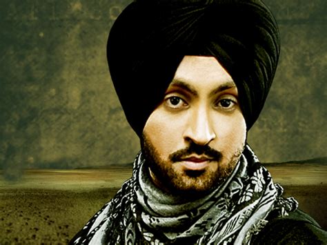 Diljit Dosanjh In Black Turban - DesiComments.com