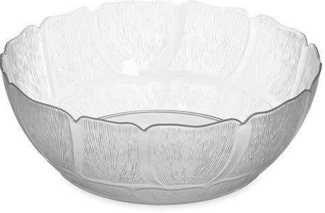 Carlisle (691407) Petal Mist Bowls, Set of 4 (5.7-Quart, Polycarbonate, Clear) free image download