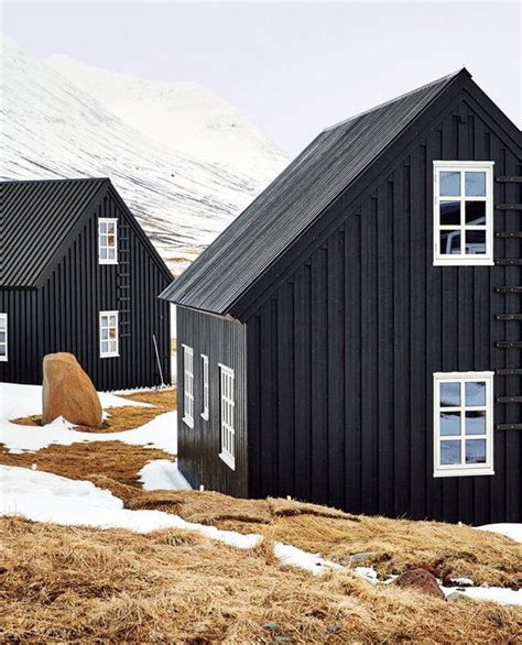 black painted house exterior Iceland | Photographed by Christopher ...