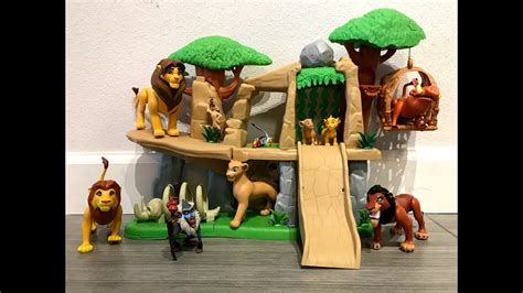 Disney Store The Lion King Pride Rock Playset And Figures Collection ...