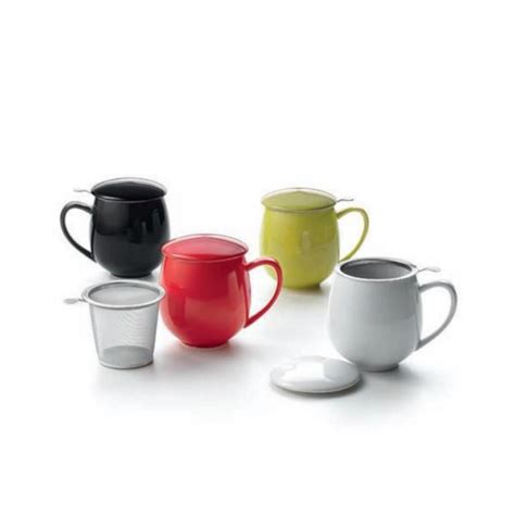 TAZA DE PORCELANA PARA TÉ CON INFUSOR - ALMACÉN ORGÁNICO