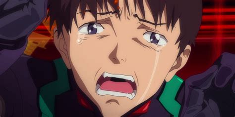 Neon Genesis Evangelion Shinji Crying