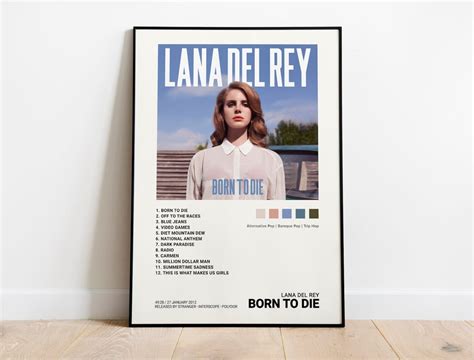 Lana Del Rey - Born to Die Album Cover Poster | Architeg Prints