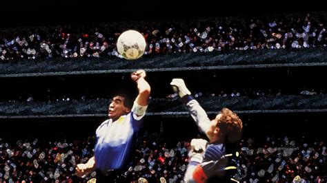 Diego Maradona Hand Of God Goal 1986