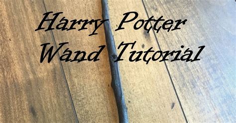 Sunshine and a Summer Breeze: Harry Potter Wand Tutorial