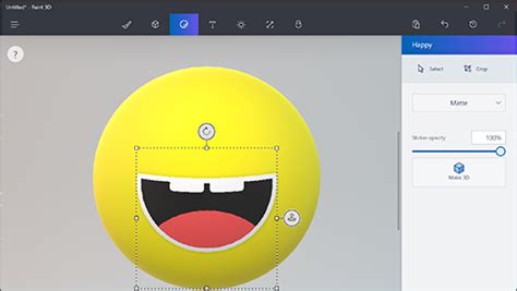 Use stickers in Paint 3D - Microsoft Support