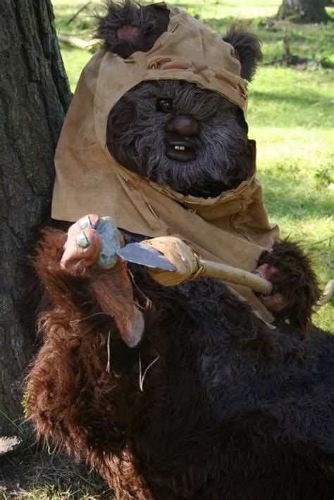 my finished Wicket (Ewok) costume : D - LOTS of PICTURES - | Ewok costume, Wicket ewok, Ewok