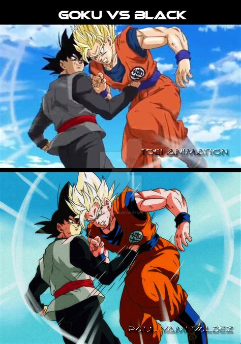 Goku vs Black by Yamivisualkei on DeviantArt