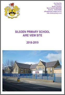 SILSDEN PRIMARY SCHOOL AIRE VIEW SITE 2018-2019