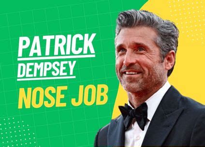 Patrick Dempsey Nose Job - Cosmeticium