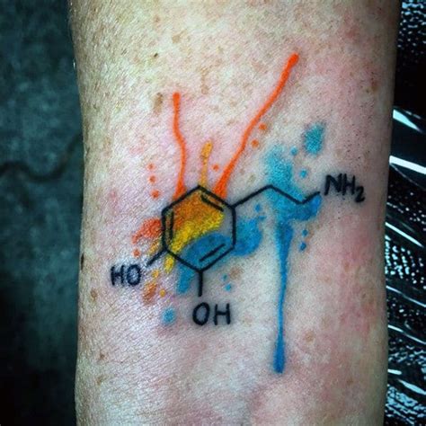 80 Chemistry Tattoos For Men - Physical Science Design Ideas