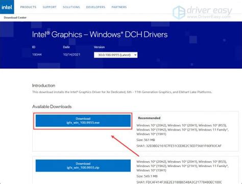 [Download] Intel Iris Xe Graphics Driver for Windows 10, 11 - Driver Easy