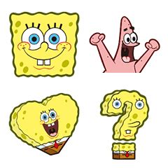 SpongeBob SquarePants Emoji – LINE Emoji | LINE STORE