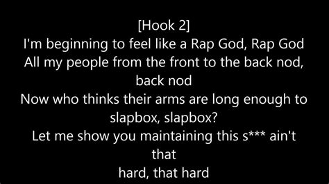 Rap God Words