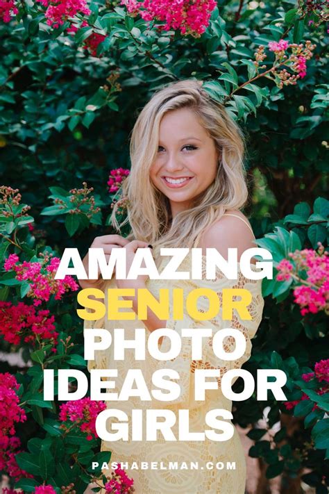 Senior Picture Ideas for Girls. Creative High School Senior Photography. Unique senior photo ...