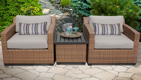 Laguna 3 Piece Outdoor Wicker Patio Furniture Set 03a