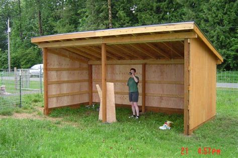 Loafing Shed Plans - Storage Shed Plans