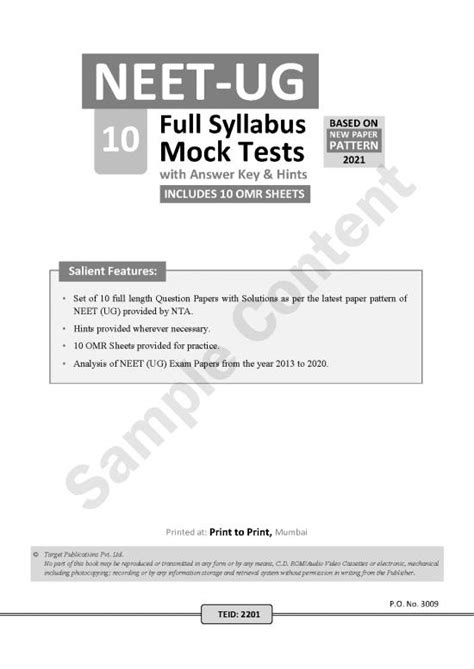 Information Retrieval Pdf 119613 | Sample Pdf Of 10 Neet Ug Mock Test Papers Book Based On New ...