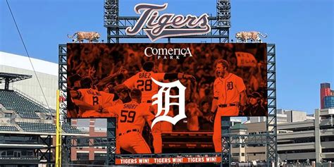 Detroit Tigers’ new scoreboard is MLB's second-largest | Crain's Detroit Business