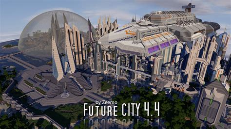 Download «Future City» (81 mb) map for Minecraft