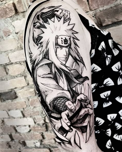 Jiraiya Naruto Tattoo