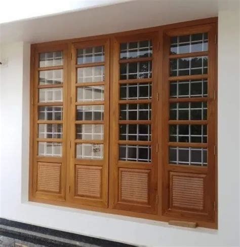 Rectangular Brown Wooden Window Frames, Grade Of Material: First Quality at Rs 3000/piece in ...