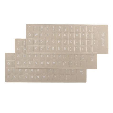 Buy 3 PCS/Pack Universal English Matte Keyboard Alphabet Stickers ...