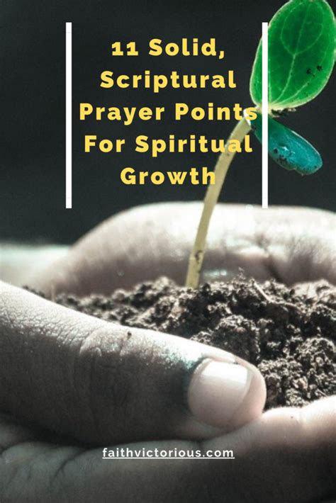 11 Prayer Points For Spiritual Growth (With Bible Verses) - Faith ...