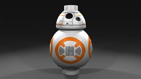 3d model lego bb8