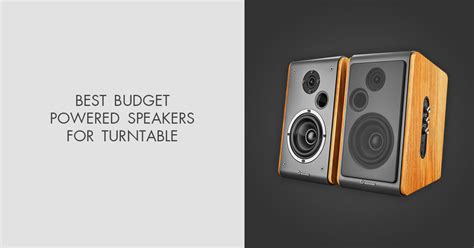 5 Best Budget Powered Speakers For Turntable in 2025